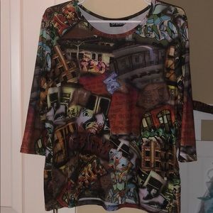 Girlfriends Graffiti top